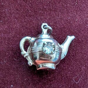 Vintage Sterling Silver Teapot Charm